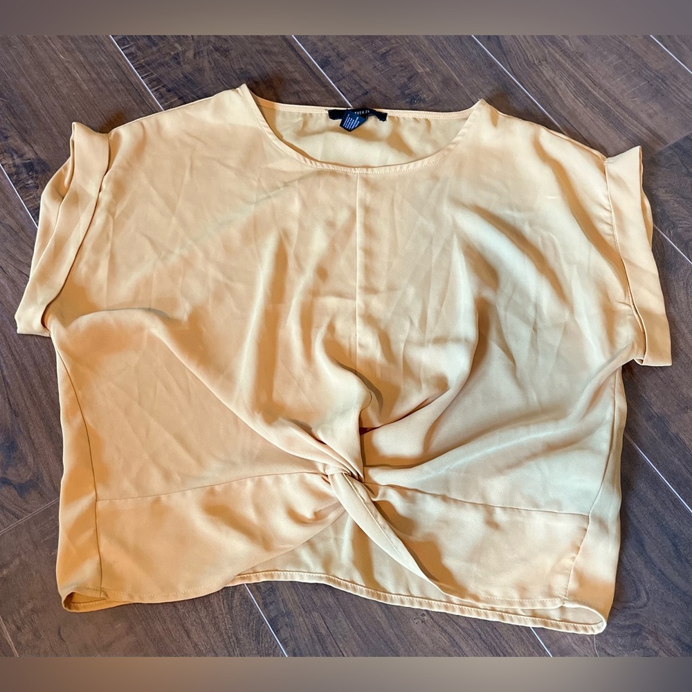 Twist front blouse